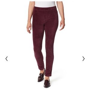 NWT NEW Pull on skinny knit corduroy pants size XL